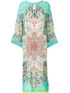 Etro Mixed Print Long Beach Dress - Multicolour