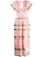 Temperley London Phantom Pleated Dress - Pink