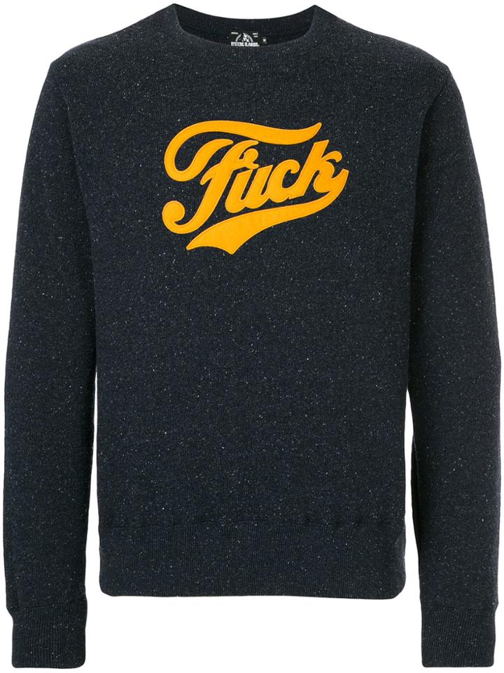 Hysteric Glamour Appliqué Front Sweater - Blue