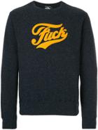 Hysteric Glamour Appliqué Front Sweater - Blue