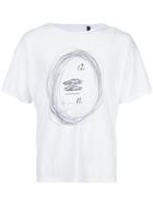 Enfants Riches Déprimés Car Print T-shirt - White