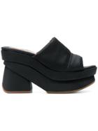 Chie Mihara Vroska Platform Heeled Sandals - Black
