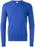 Eleventy Crew Neck Sweater, Men's, Size: Xxl, Blue, Cashmere