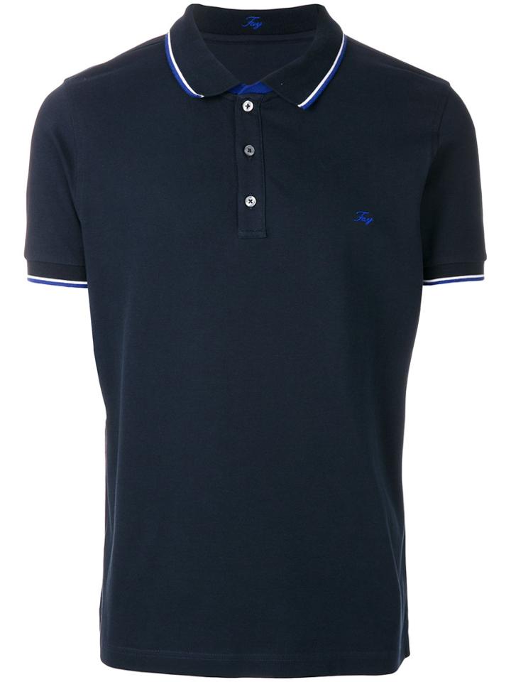 Fay Slim Fit Polo Shirt - Blue