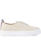 Eytys Mother Linen Sneakers, Men's, Size: 41, Nude/neutrals, Rubber/cotton