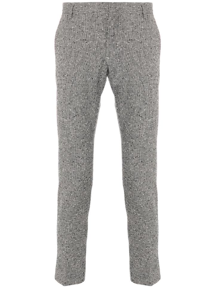 Entre Amis Cropped Tailored Trousers - Black