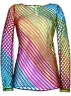 Mary Katrantzou 'rainbow' Top