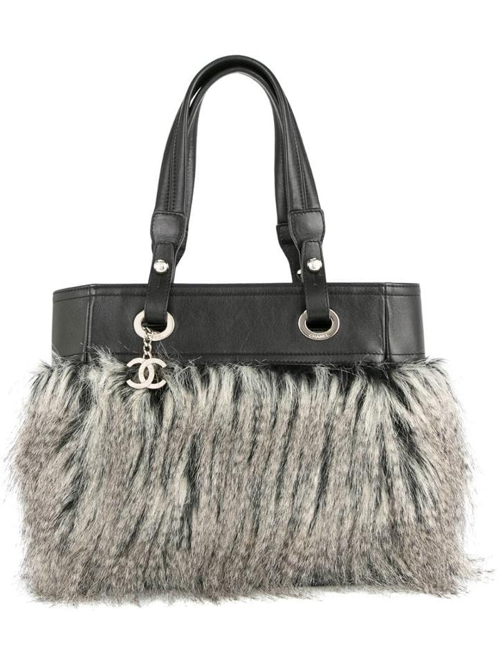 Chanel Pre-owned Fur Fantasy Tote Bag - Black