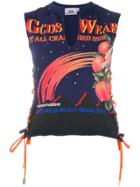 Gcds Printed T-shirt - Blue