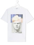 Neil Barrett Kids Teen Punked Aurelius Hybrid Print N.7 Peroxide On