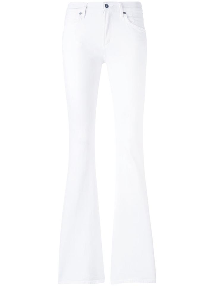 Citizens Of Humanity - Fleetwood Flared Jeans - Women - Cotton/polyurethane - 26, White, Cotton/polyurethane