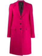 Ps Paul Smith Single-breasted Coat - Pink