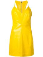 Manokhi V-neck Mini Dress - Yellow