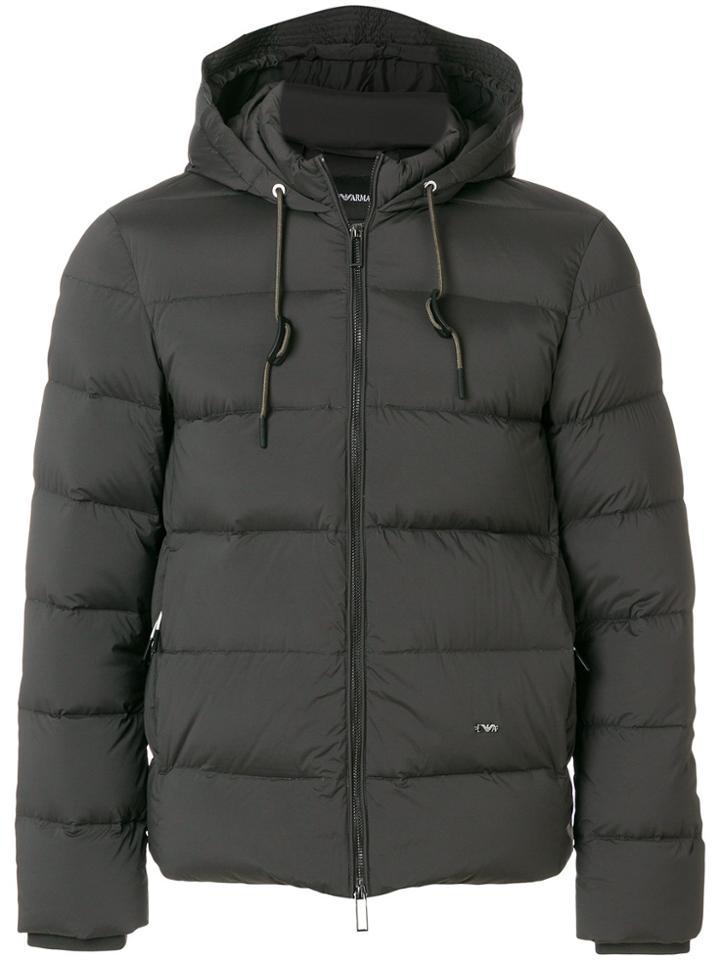 Emporio Armani Padded Cropped Jacket - Green