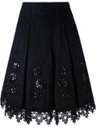 Dresscamp A-line Floral Macrame Skirt