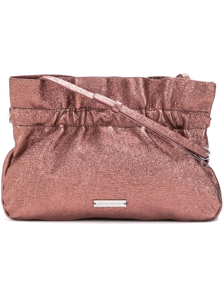 Loeffler Randall Carrie Drawstring Clutch - Pink & Purple