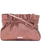 Loeffler Randall Carrie Drawstring Clutch - Pink & Purple