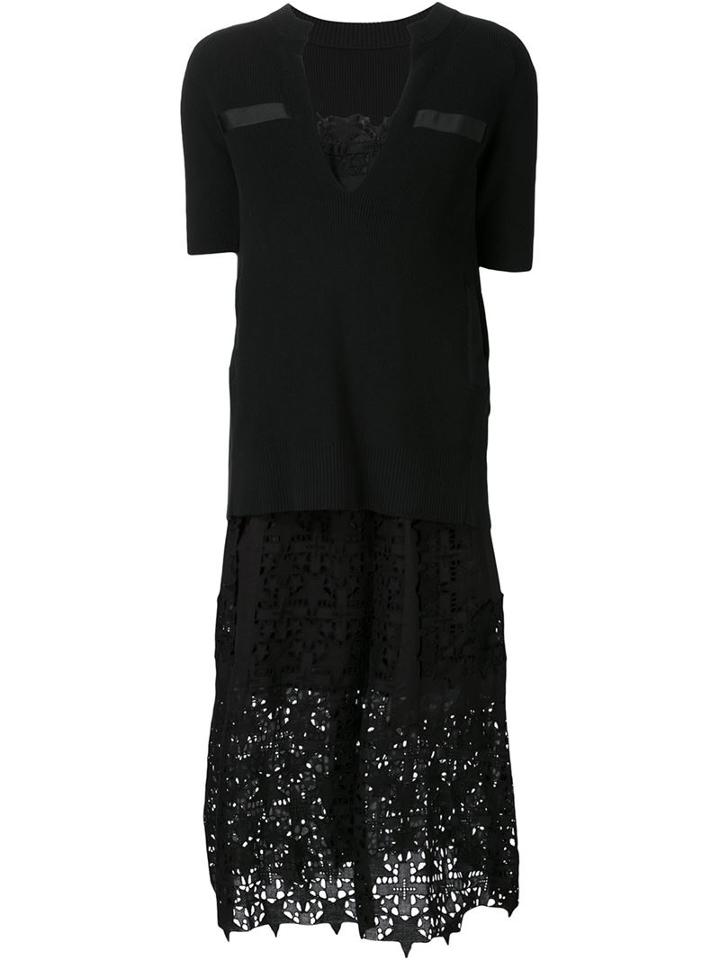 Sacai Star Midi Dress