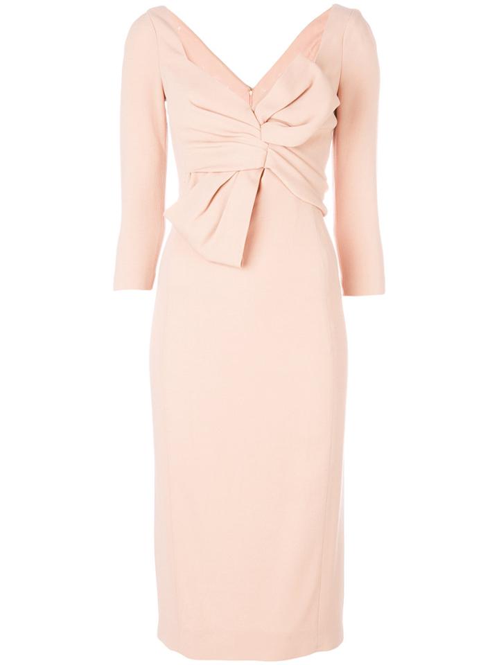 Dsquared2 Bow Front Dress - Nude & Neutrals