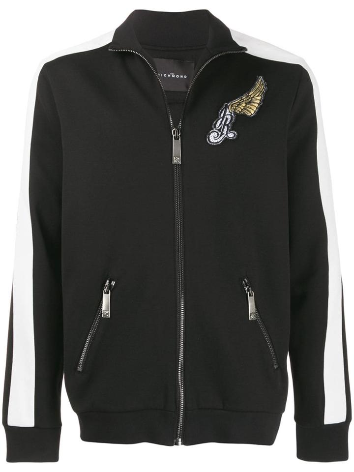 John Richmond Zipped Sweatshirt - Black