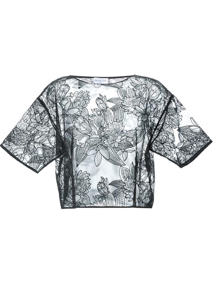 Megan Park 'florina' Lacework Top