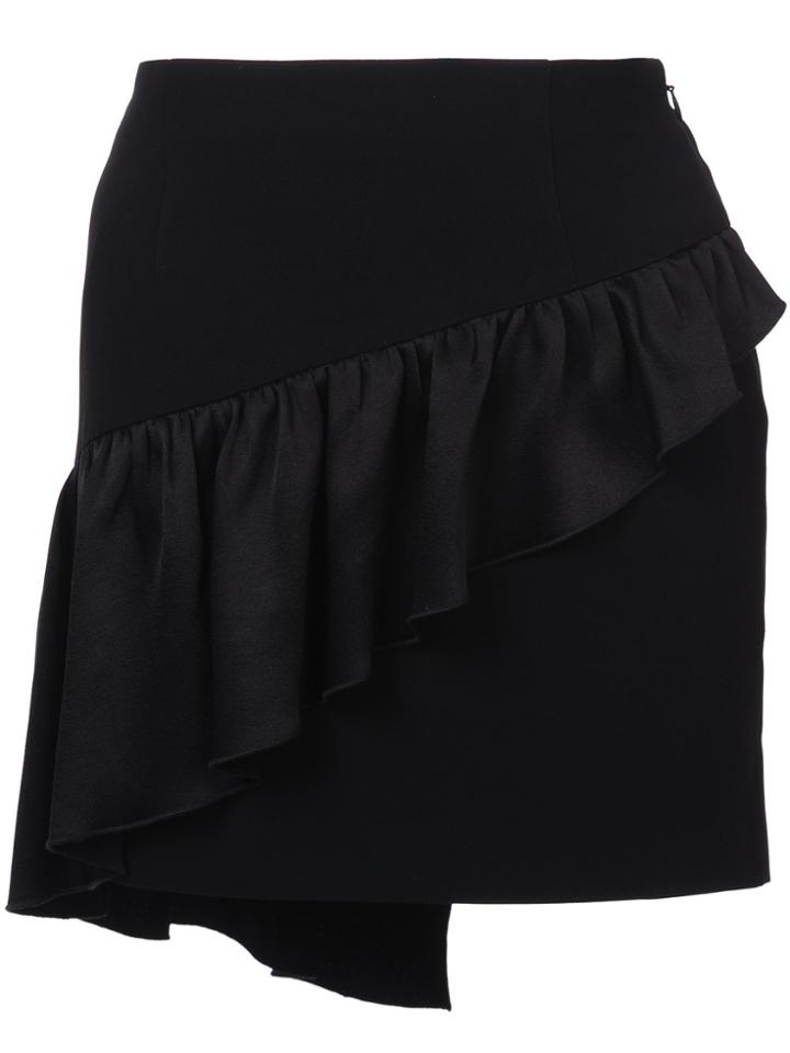 Cinq A Sept Ruffled Mini Skirt - Black