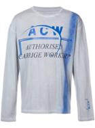 A-cold-wall* Logo T-shirt - Blue