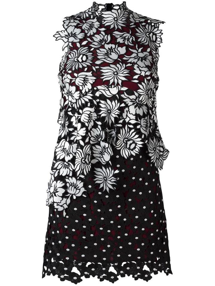Self-portrait 'millie' Lace Dress, Women's, Size: 12, Black, Polyester/cotton
