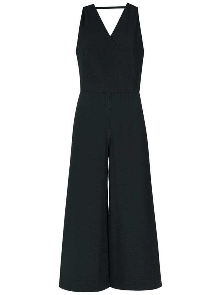 Andrea Marques Culottes Jumpsuit - Black