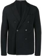 Emporio Armani Casual Double-breast Blazer - Black