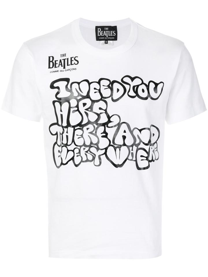 Comme Des Garçons Play Printed T-shirt - White