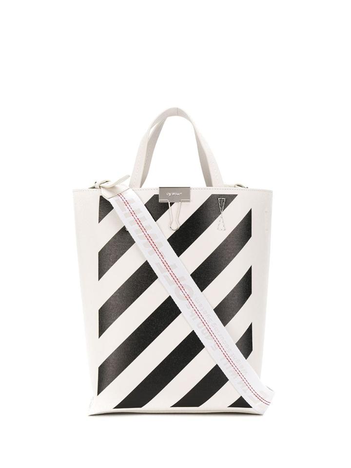 Off-white Diagonal Tote Bag