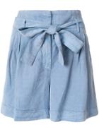 Jacob Cohen Belt Tie Shorts - Blue