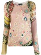 Etro Abstract Crew Neck Jumper - Pink