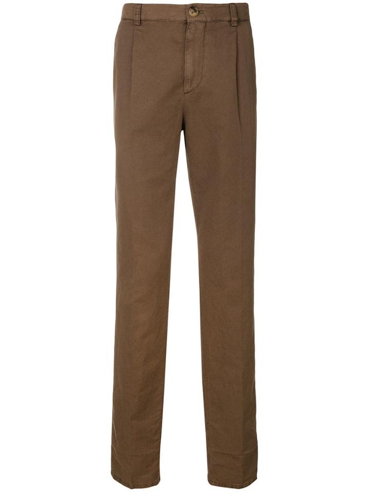 Brunello Cucinelli Tailored Chinos - Brown