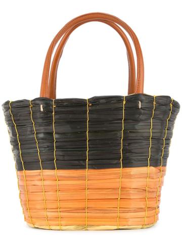 Sensi Studio Handwoven Handbag - Brown