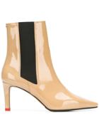 Aeyde Leila Pointed Boots - Nude & Neutrals