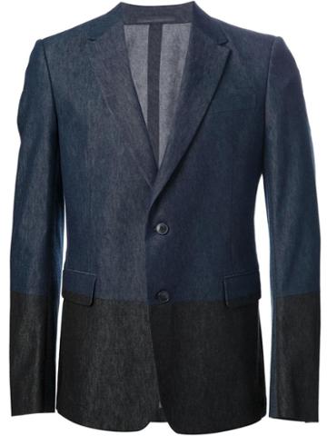 Valentino Two-tone Denim Blazer