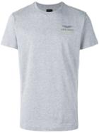 Hackett Chest Print T-shirt, Men's, Size: Large, Grey, Cotton