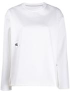 Fumito Ganryu Logo Embroidered Sweatshirt - White