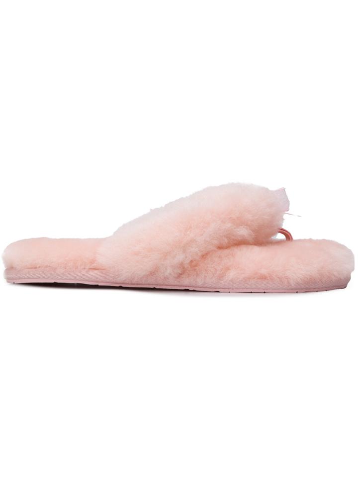 Ugg Australia Fur Flip Flops - Unavailable
