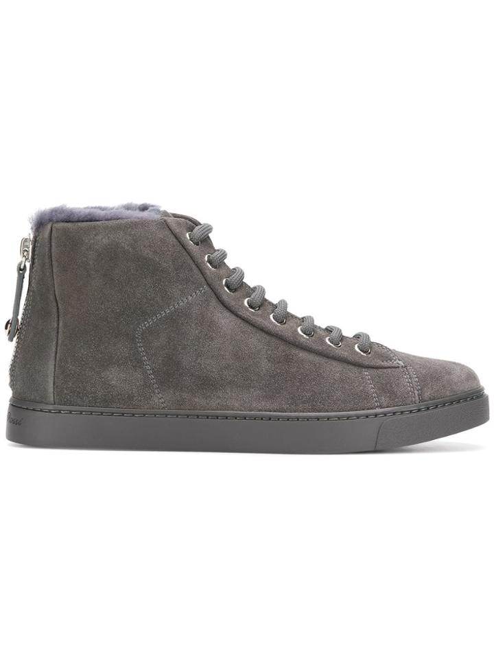 Gianvito Rossi Lace-up Hi Tops - Grey