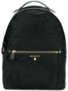 Michael Michael Kors Leopard Print Backpack - Black