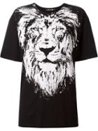 Roberto Cavalli Lion Print T-shirt, Women's, Size: 42, Cotton