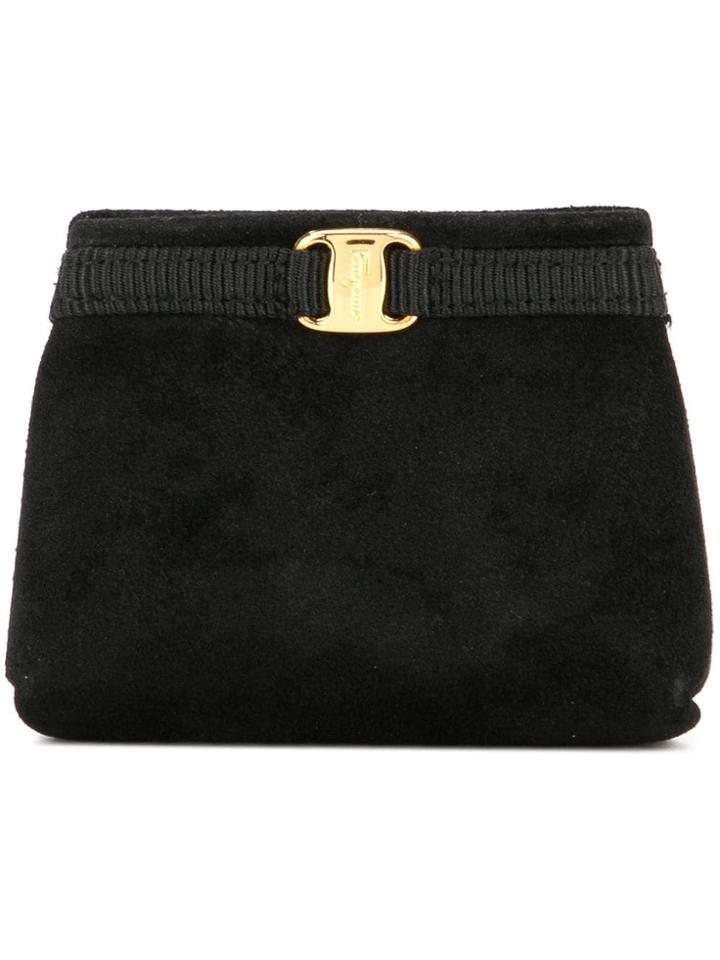 Salvatore Ferragamo Vintage Vara Bag Keychain - Black