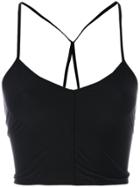 Ann Demeulemeester Strappy Back Cropped Top - Black