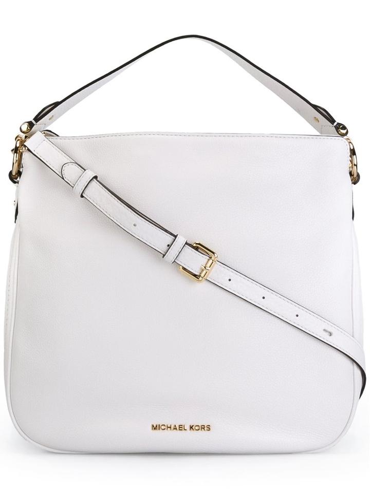 Michael Michael Kors Medium 'heidi' Hobo Tote, Women's, White