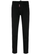 Dsquared2 - Cropped Trousers - Women - Cotton/spandex/elastane - 44, Black, Cotton/spandex/elastane