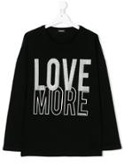 Diesel Kids Teen Love More Print Top - Black