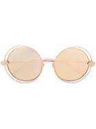 Boucheron Swarovski Crystal-embellished Round Frame Sunglasses -